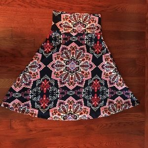 XS LuLaRoe Azure Skirt