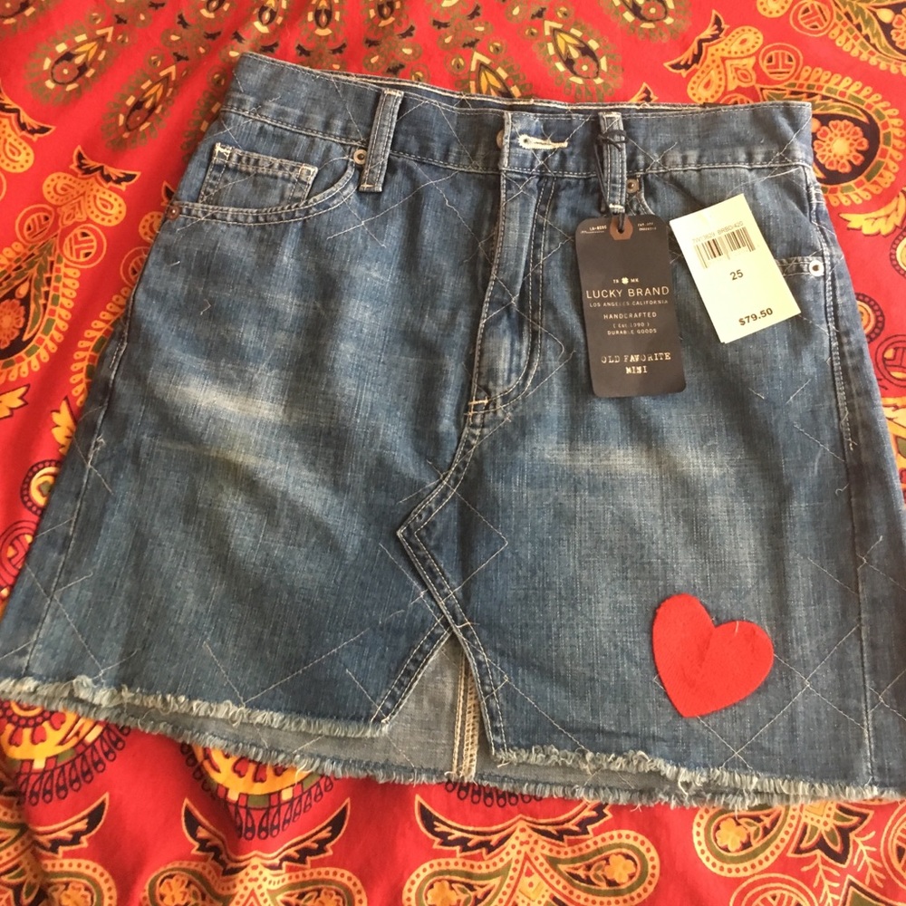 Lucky Brand Denim Mini Skirt