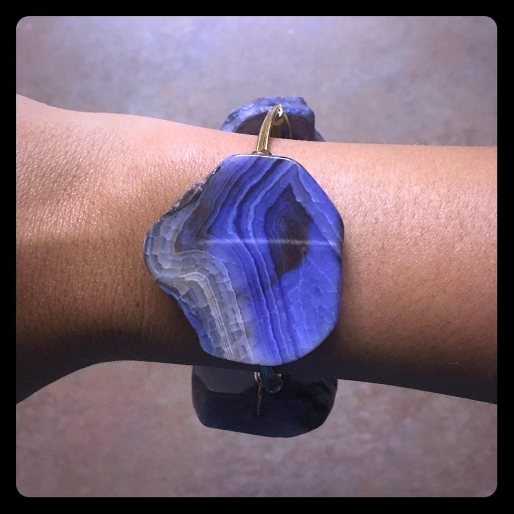 Bourbon & Boweties purple quartz bracelet