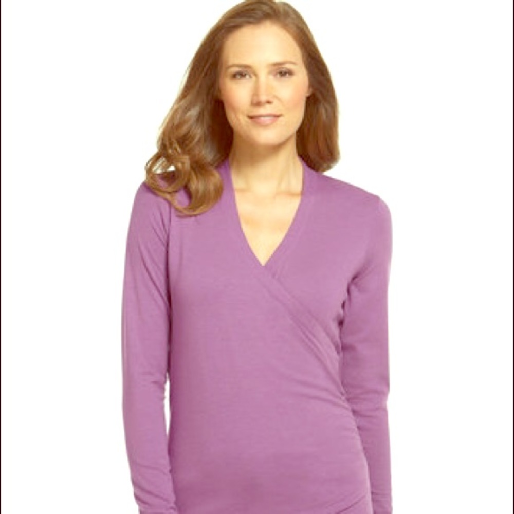 LL Bean Premium Supima Modal V-Neck Tee