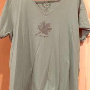 Life is Good V Neck T-shirt