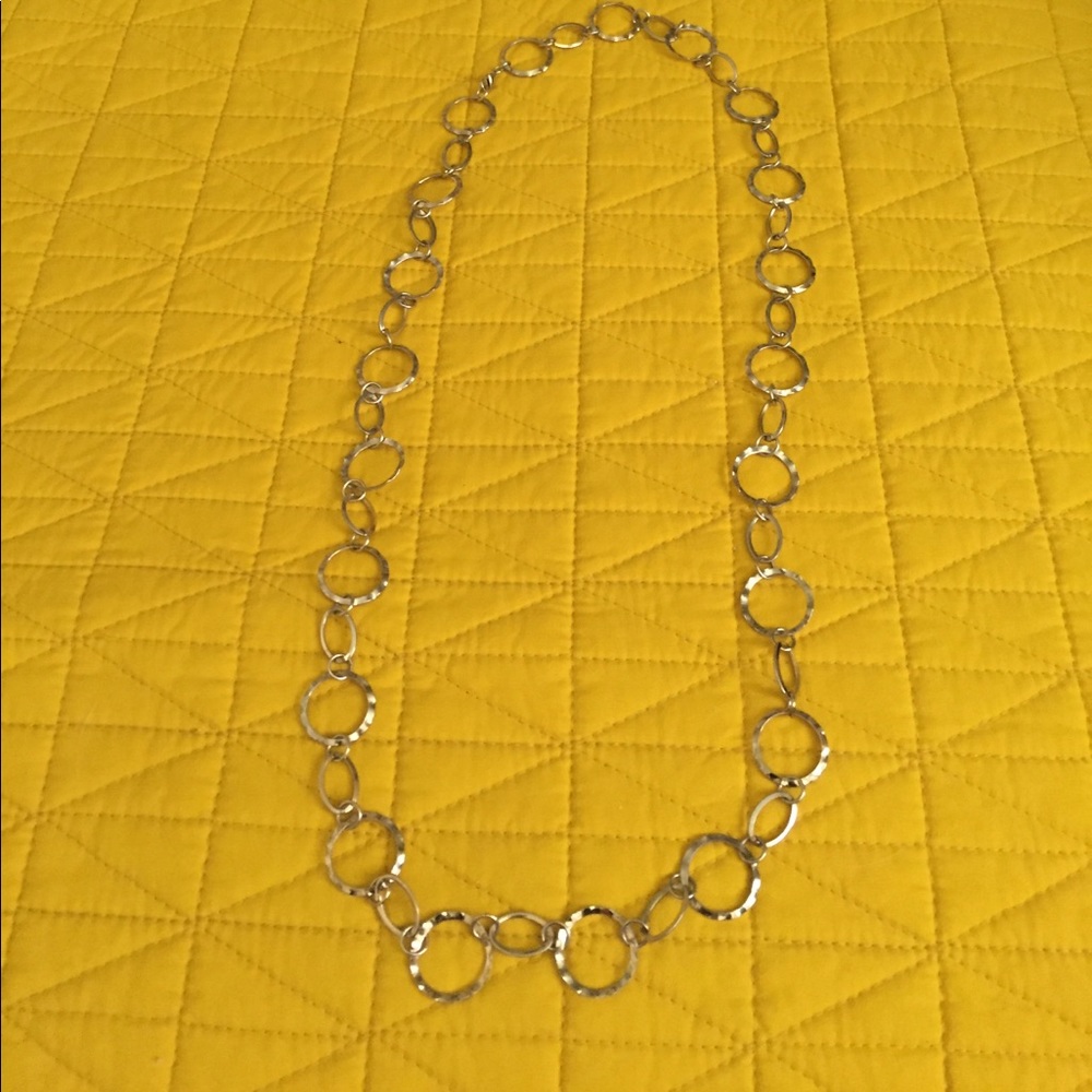 Silver costume necklace embellishment