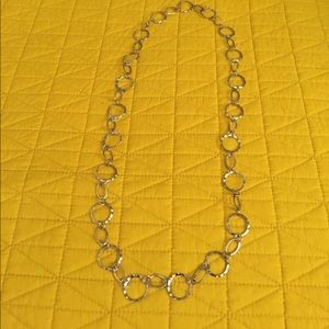 Silver costume necklace embellishment