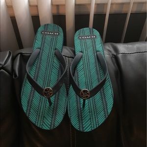Coach flip flops
