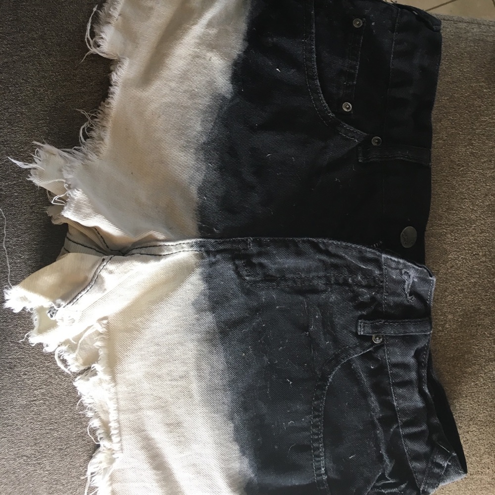 Free People two tone shorts