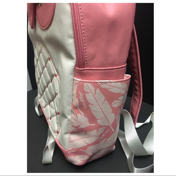 Betsey Johnson Bags Betsey Johnson Owl White Pink Blush Backpack