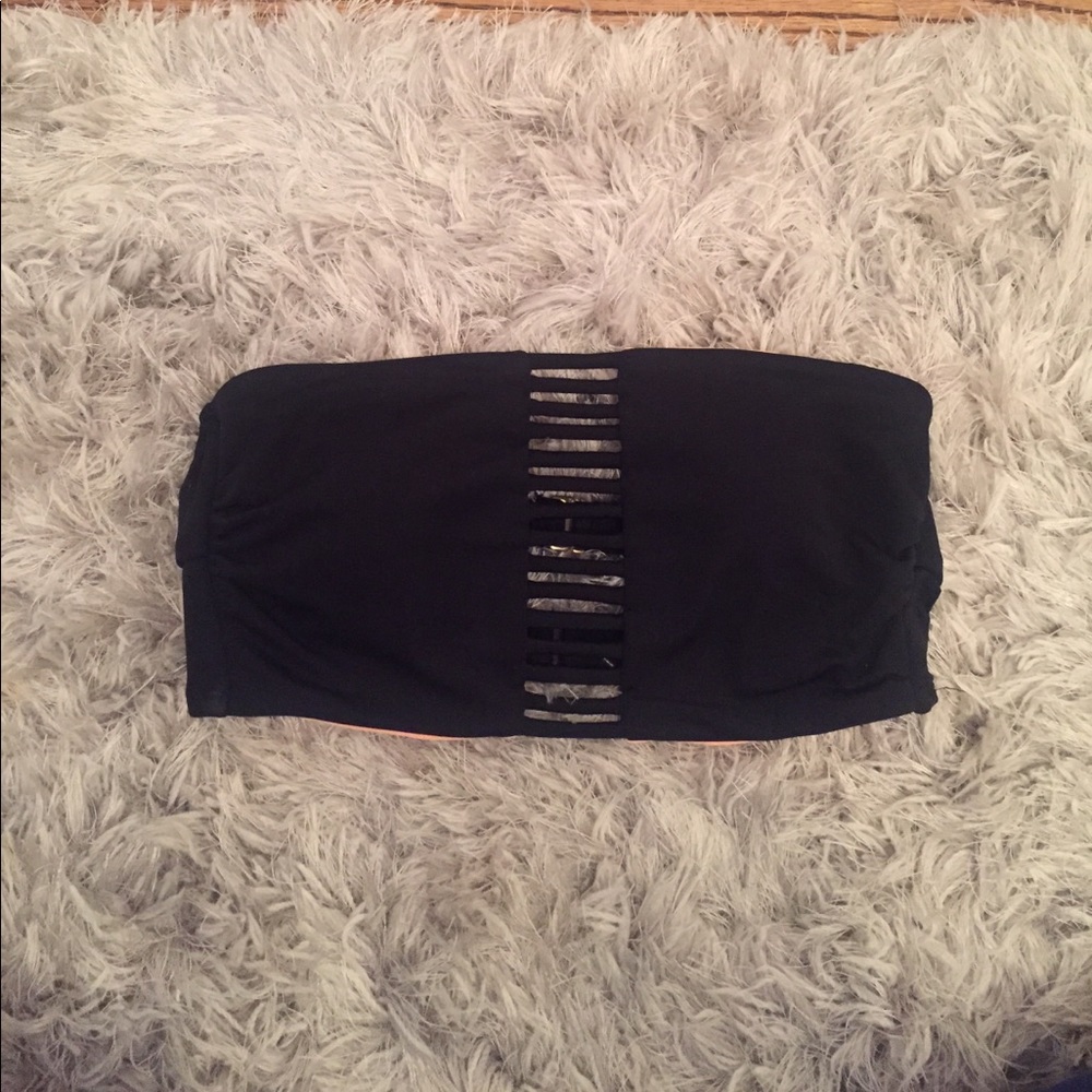 strapless bathing suit top