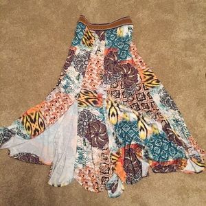 Funky Boho Maxi Skirt