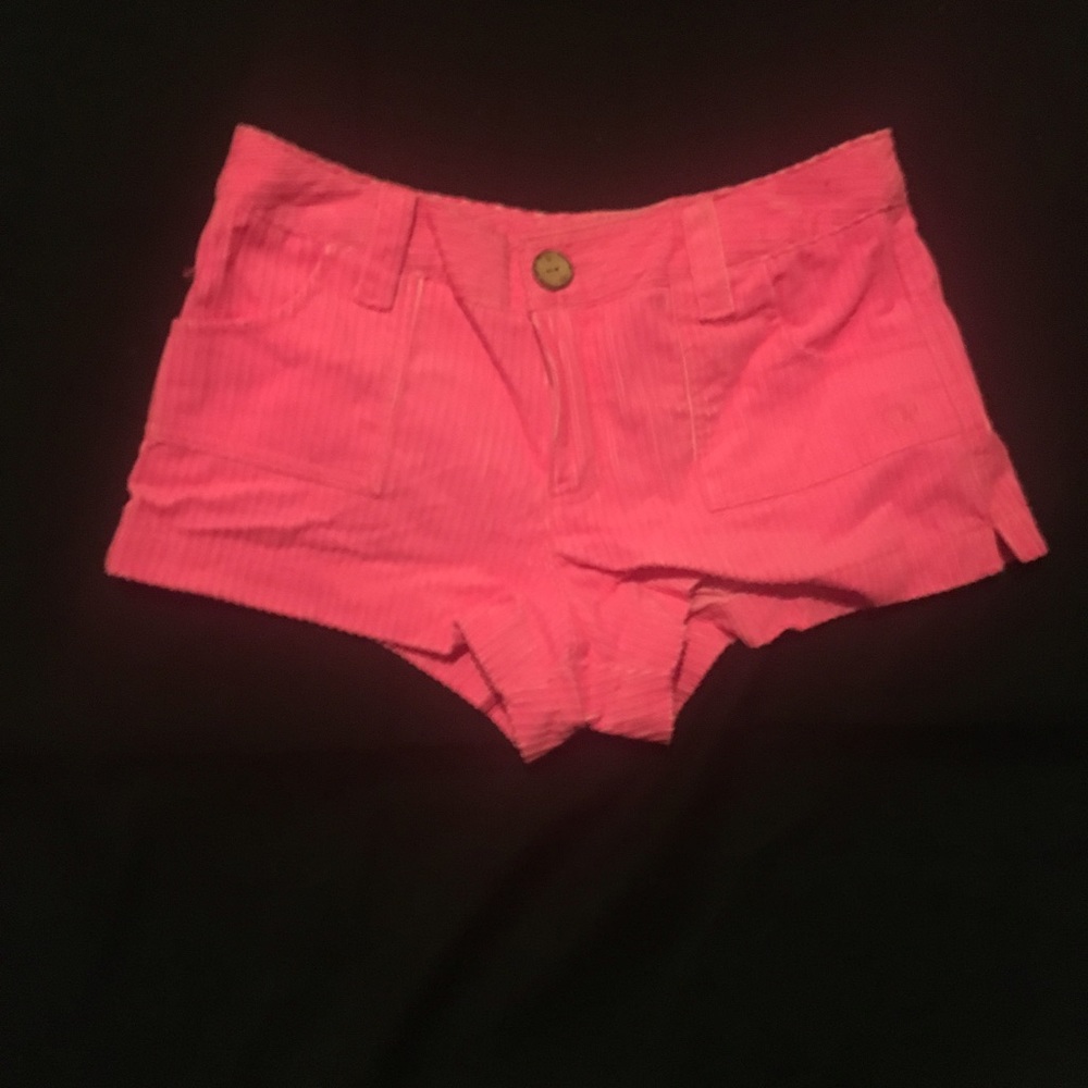 OP Neon Pink Corduroy Shorts