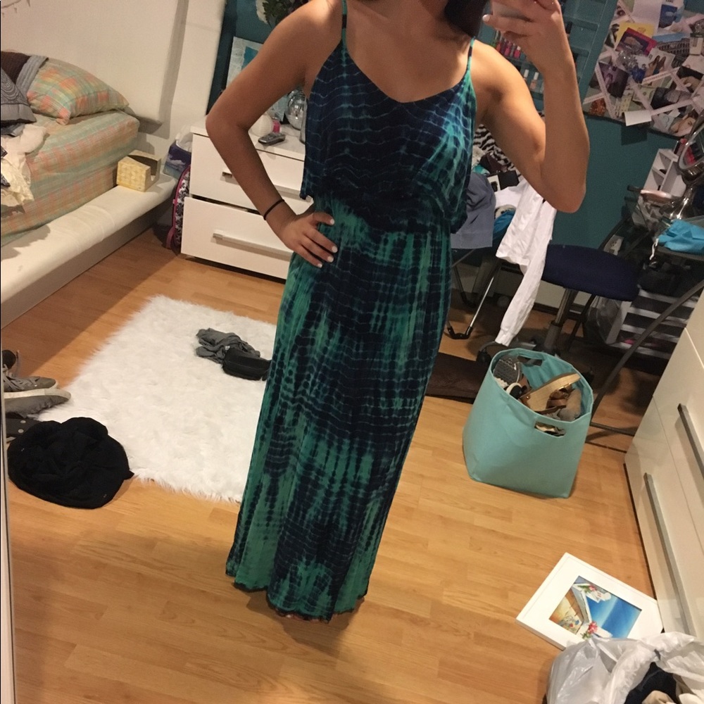 Tye dye maxi dress