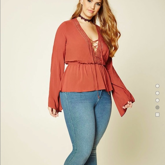 forever 21 plus size blouses