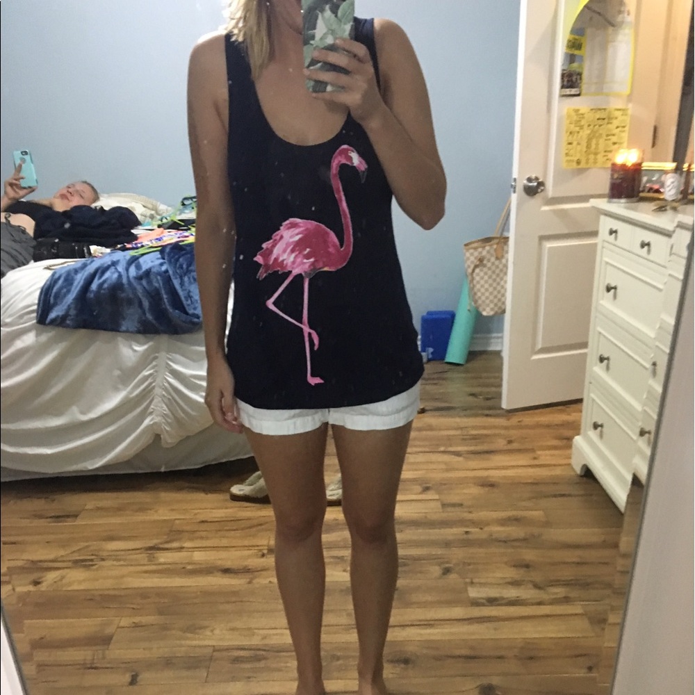 Banana Republic flamingo tank