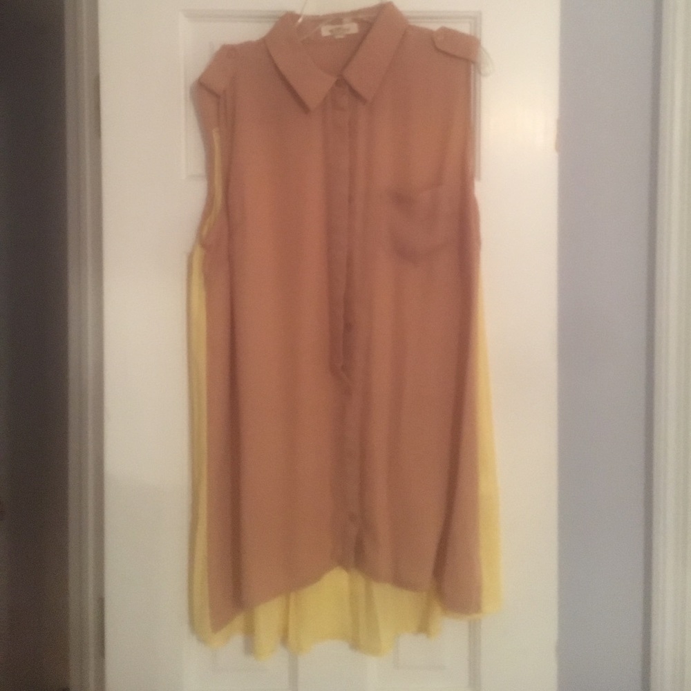 Long flowy button up.