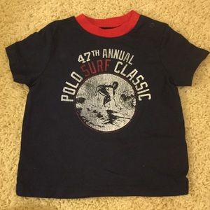 Polo Surf Classic side snap tee. BNWOT