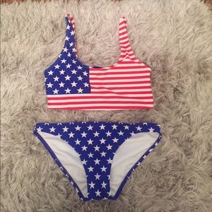American flag bikini