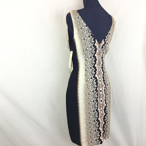 NEW ARTELIER N MILLER 10 V-Neck Back Sheath Dress - Picture 4 of 8