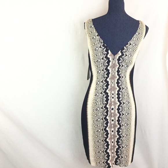 NEW ARTELIER N MILLER 10 V-Neck Back Sheath Dress - Picture 6 of 8