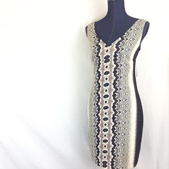 NEW ARTELIER N MILLER 10 V-Neck Back Sheath Dress - Picture 8 of 8