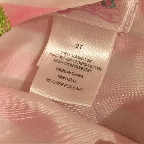 Pink and White Striped Dressy Dress - Picture 3 of 3