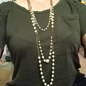 Adjustable Gold and Pearl Necklace!