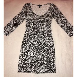 Leopard print dress