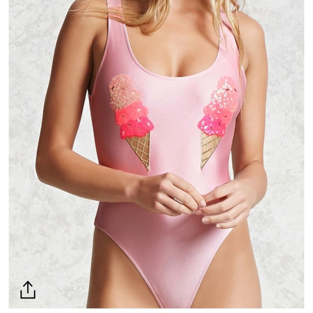 Forever 21 ice cream cone one piece
