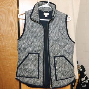J. Crew Herringbone Vest