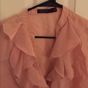 The Limited Ruffle Blouse