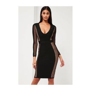 Peace and love midi bandage dress