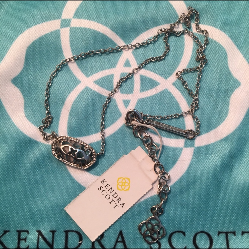 Kendra Scott Silver Filigree Elisa