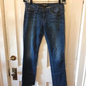 Lucky jeans! Charlie straight leg. Size 27/4.