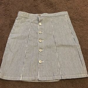 Mini striped with buttons brandy meville skirt