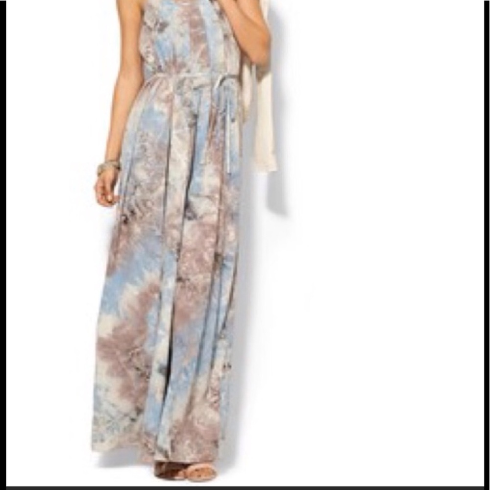NWT Ark & Co sweet watercolor maxi dress
