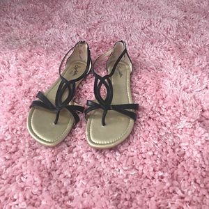 Black sandals