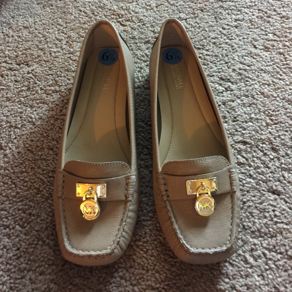 MK Leather Loafers