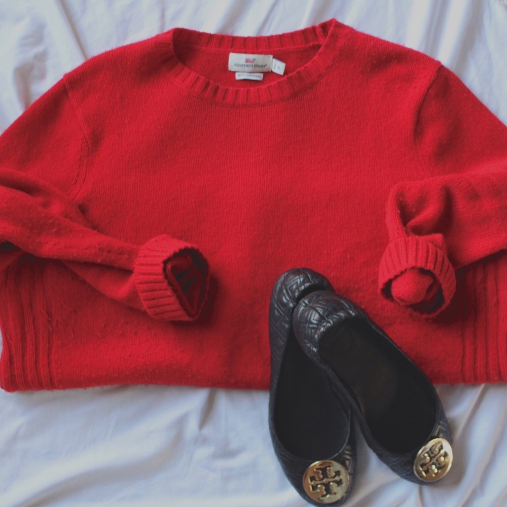Red Vineyard Vines Sweater
