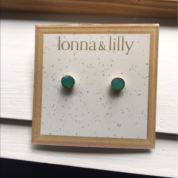 Lonna and Lilly turquoise stud earrings - Picture 1 of 4