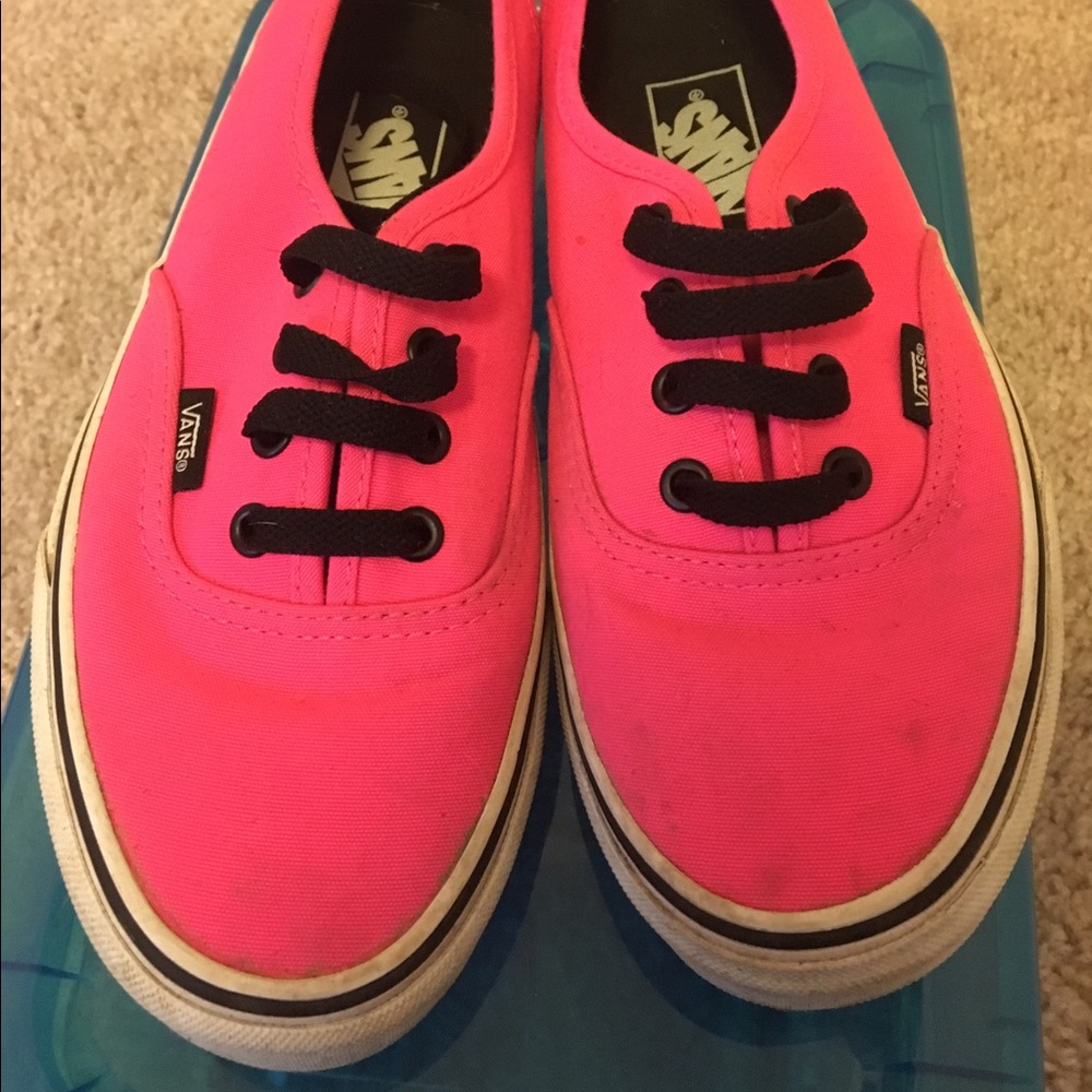 Fluorescent Pink VANS