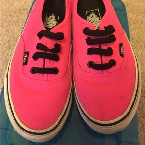 Fluorescent Pink VANS