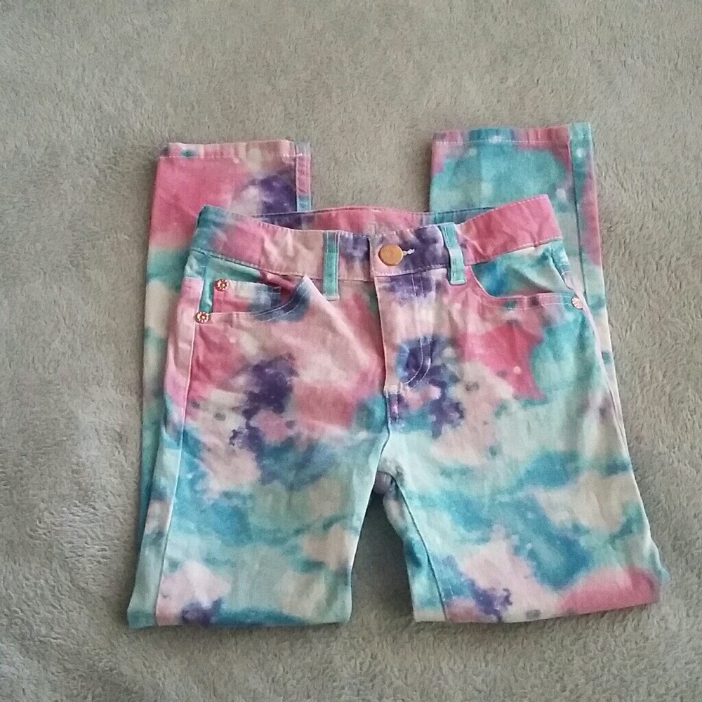 Cute Tie Dyed Jeans