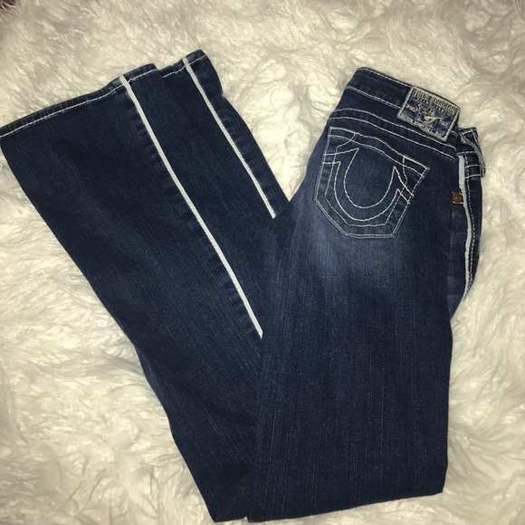 True Religion Denim - True Religion WIDE leg "tuxedo" jeans 26