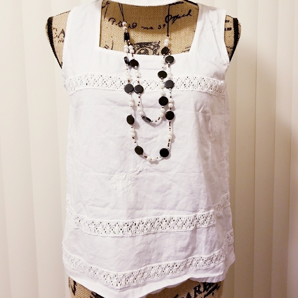 white top