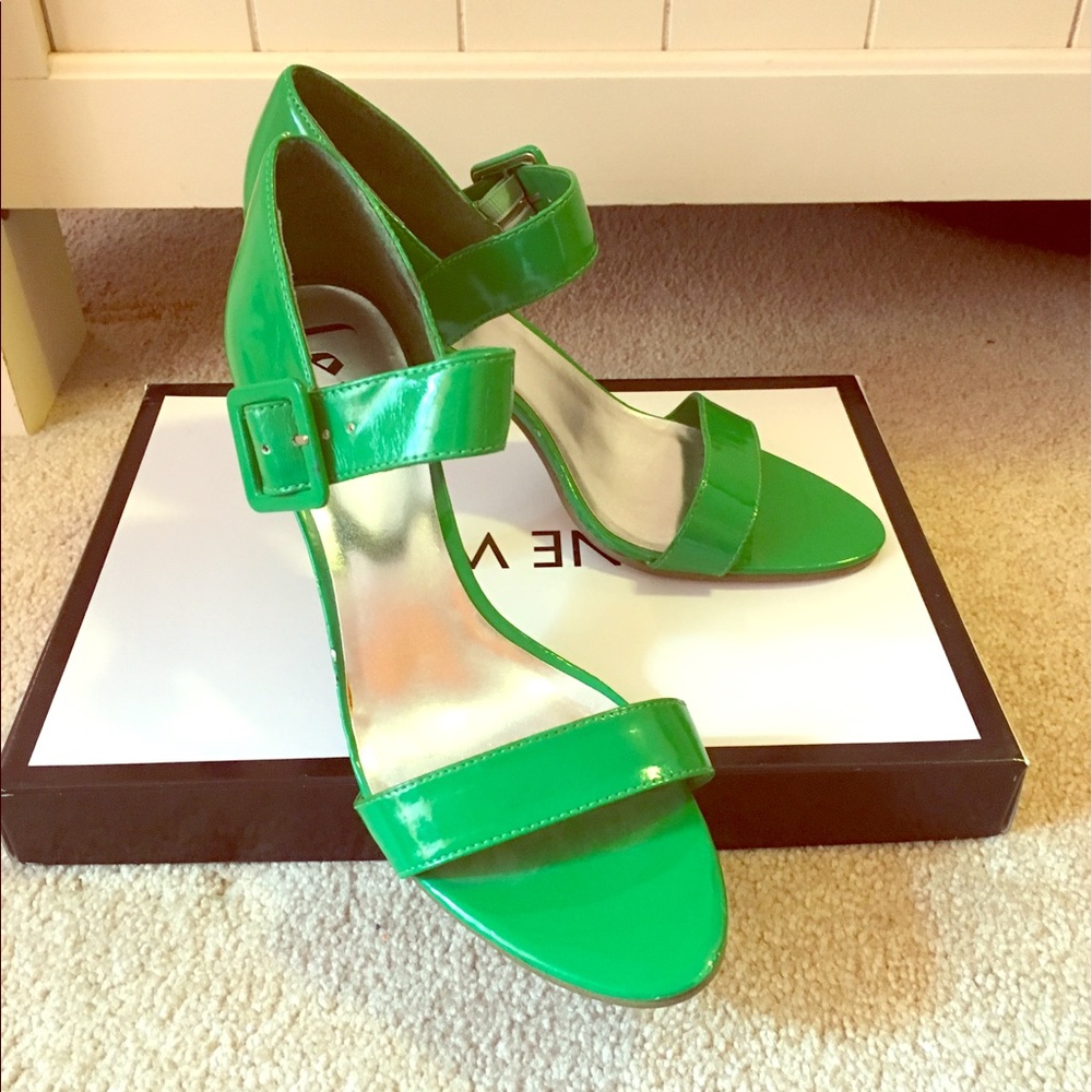 Straps Sandals in Green