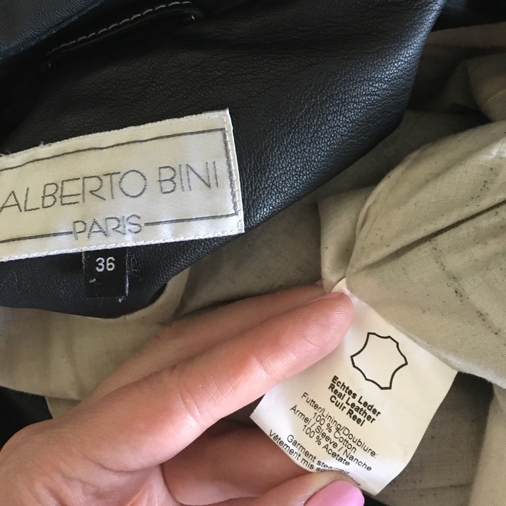 Leather jacket. Luxury very soft leather. Lambskin - Picture 8 of 8