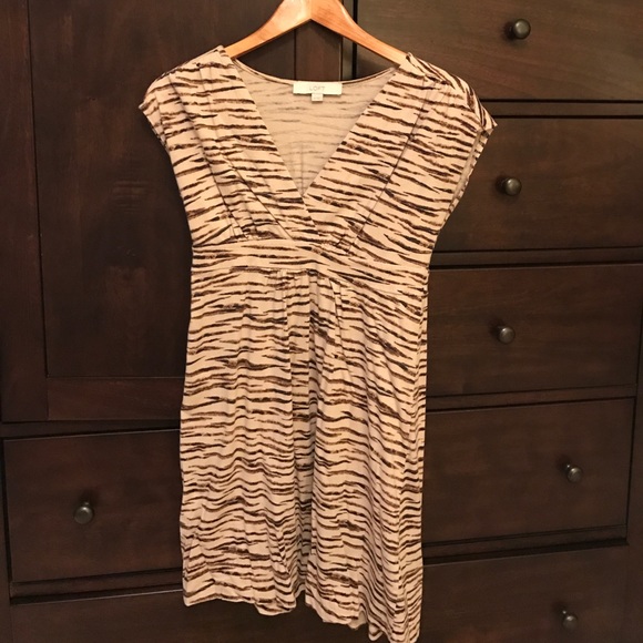 LOFT Cross Top Cotton Sundress - Picture 1 of 2