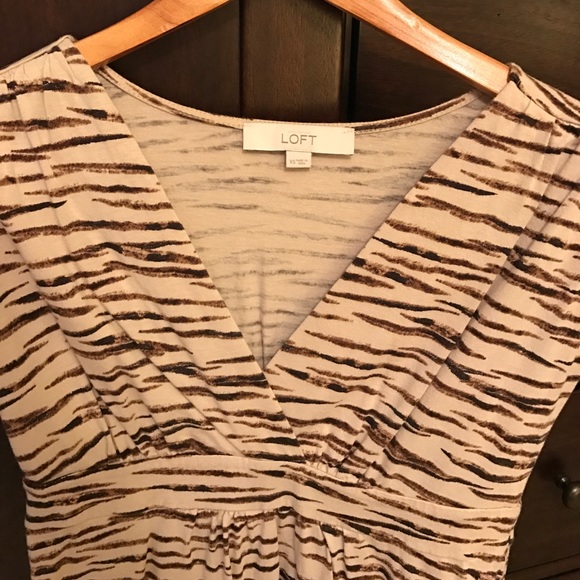 LOFT Cross Top Cotton Sundress - Picture 2 of 2