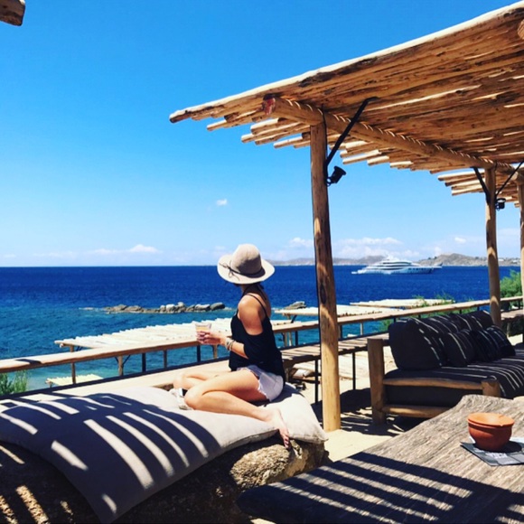 Soft & Sexy Open Shoulder Strappy T - Cobalt Blue - Picture 4 of 8