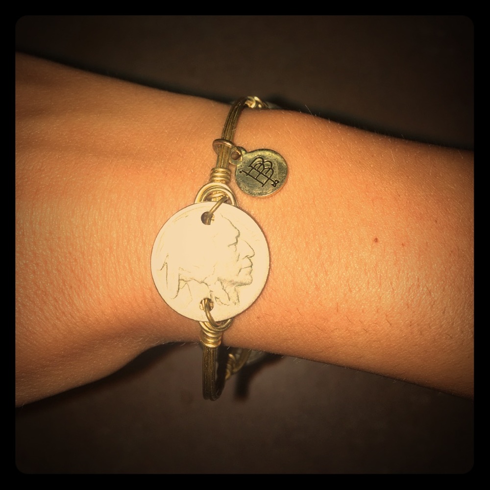 Bourbon & Boweties bracelet w/ logo tag