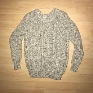 Cable knit sweater
