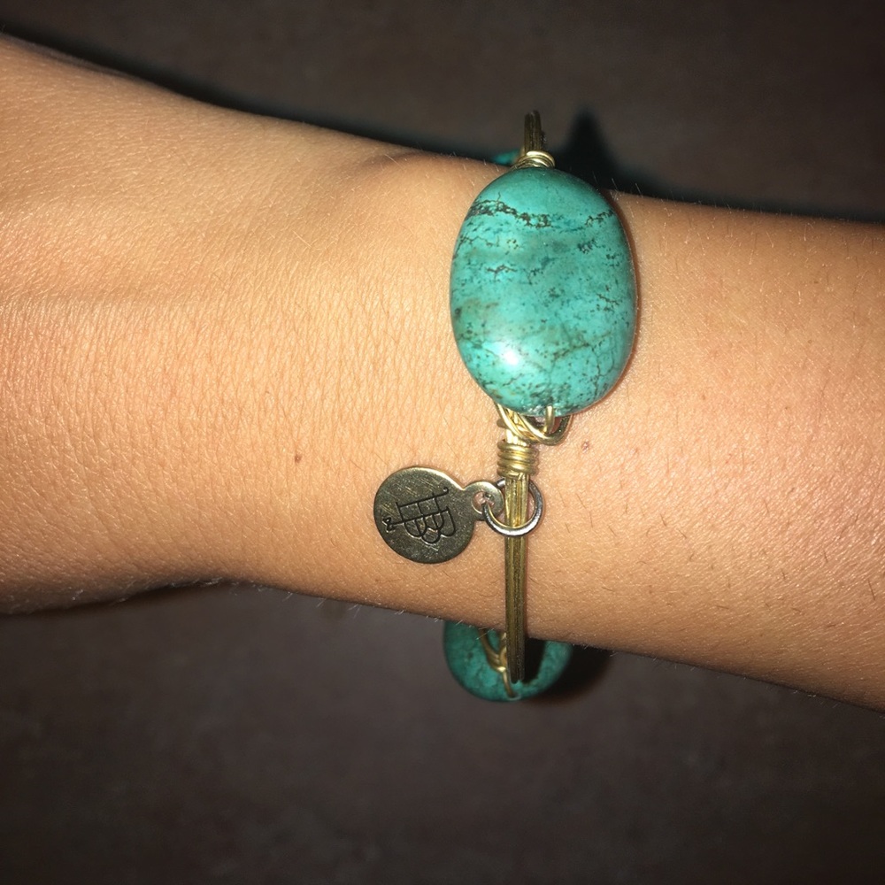 Bourbon & Boweties bracelet w/ logo tag